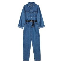 Design spring and autumn new denim overalls, women's overalls, summer suits, high-level sense, denim overalls jean coverall SKWK092 Design spring and autumn new denim overalls, women's overalls, summer suits, high-level sense, denim overalls jean coverall SKWK092